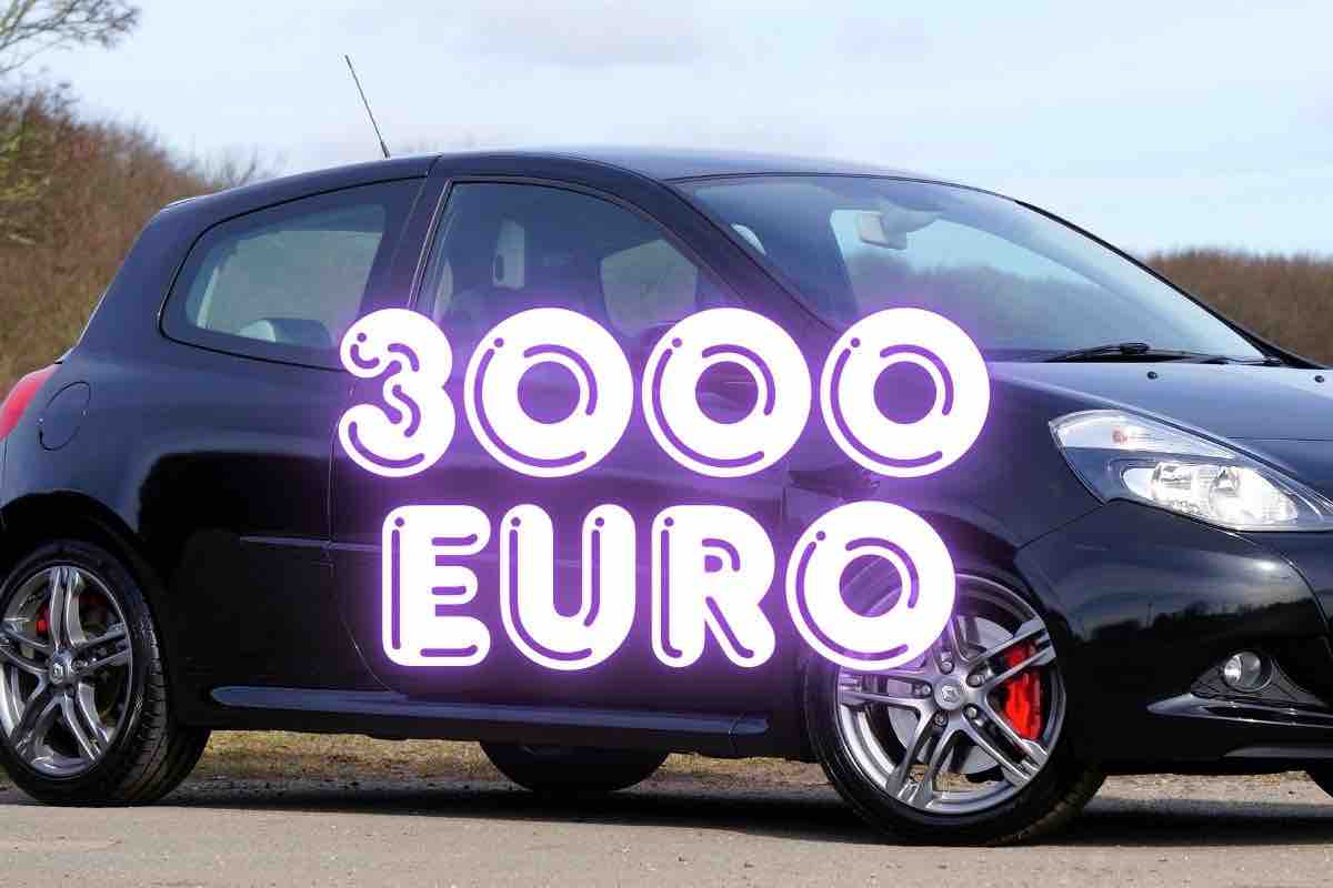 renault clio auto 3000 euro affidabile