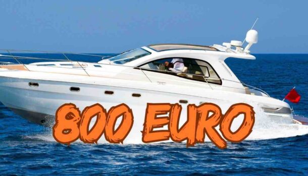 barca novità elettrica 800 euro