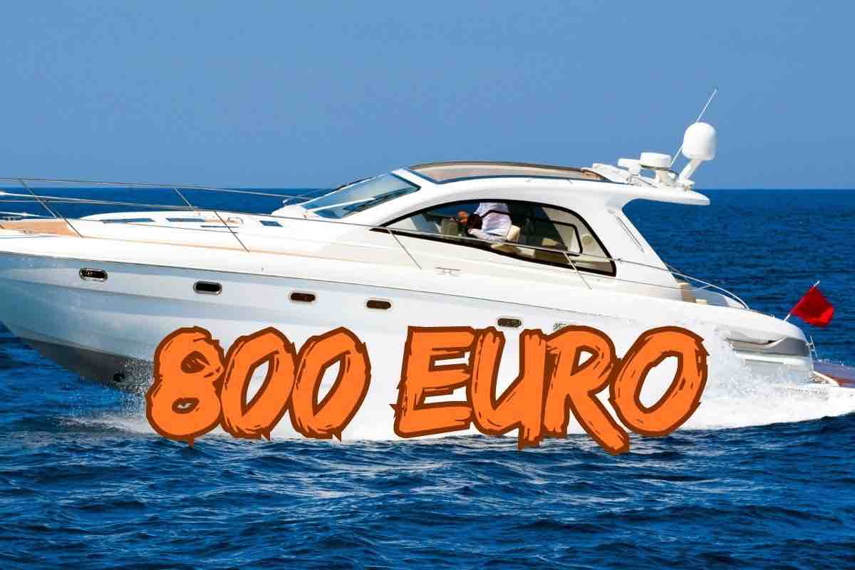 barca novità elettrica 800 euro