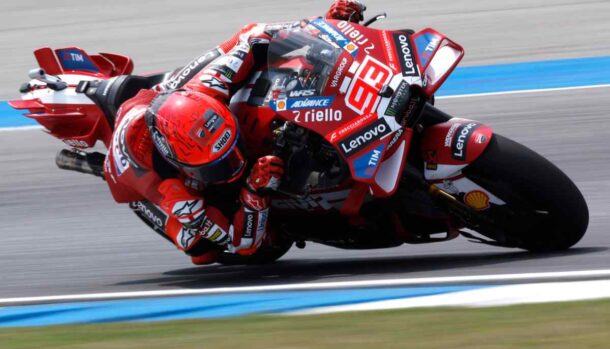 Marc Marquez in sella alla Ducati