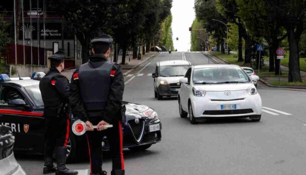 posto di blocco Carabinieri