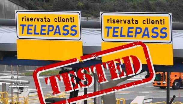 smartphone pagamento telepass pedaggio