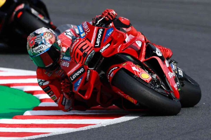 Marc Marquez in sella alla Ducati