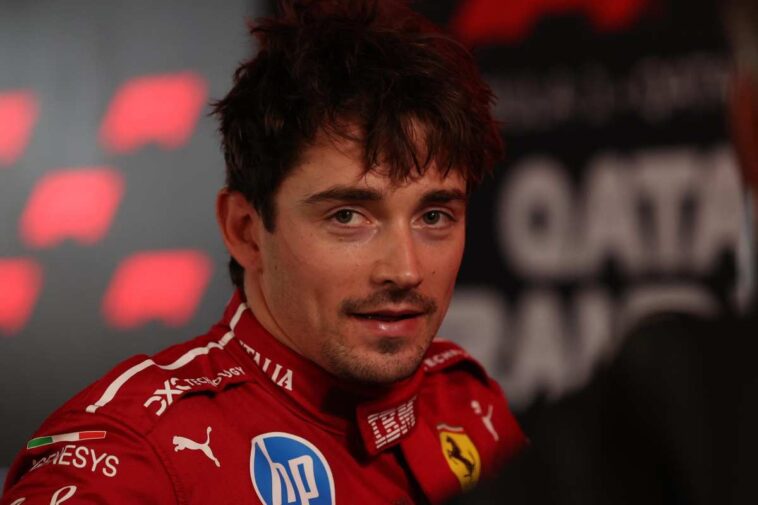 Charles Leclerc in conferenza stampa