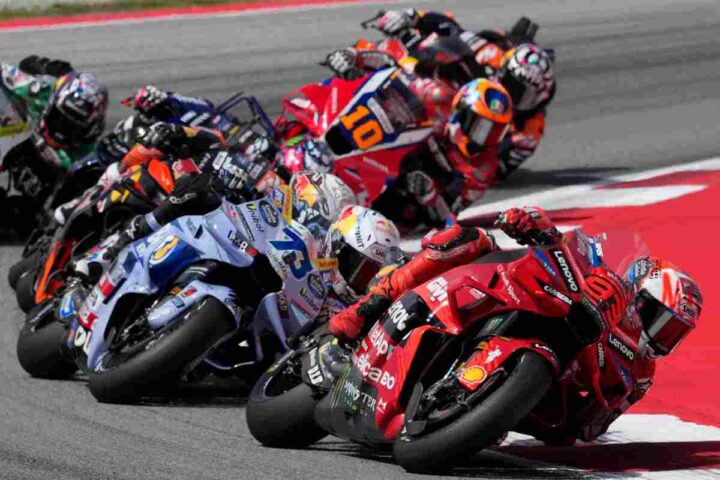 piloti in gara in MotoGP