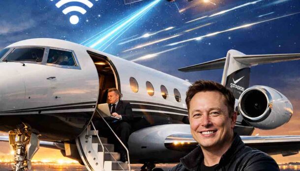 aereo musk novità starlink Emirates