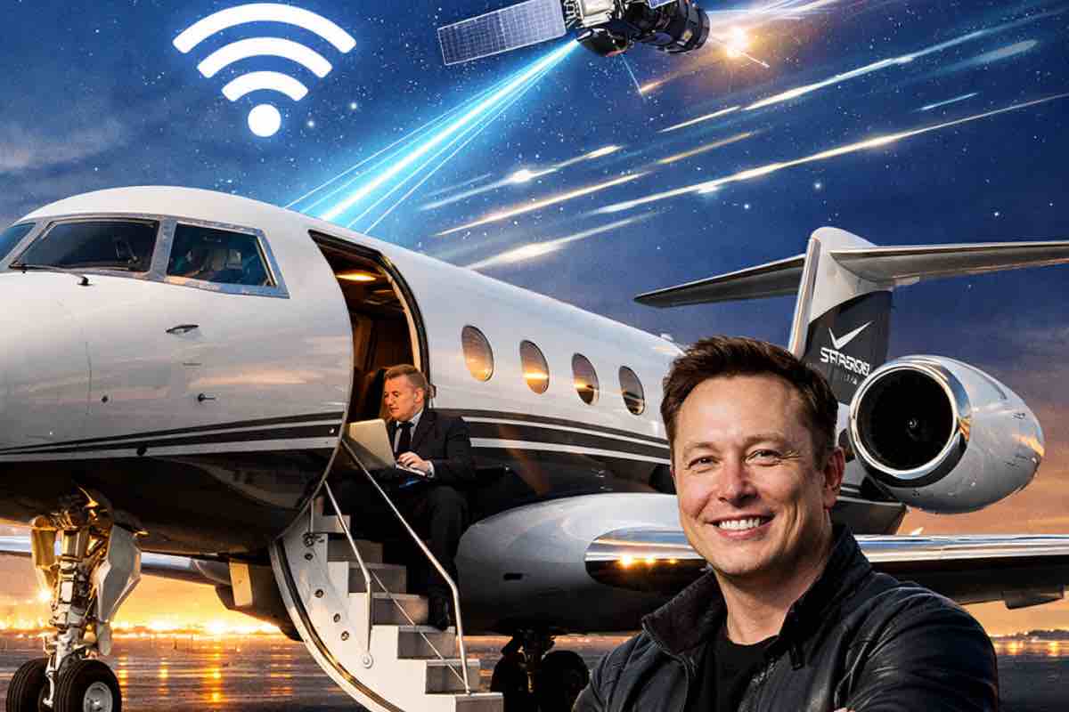 aereo musk novità starlink Emirates