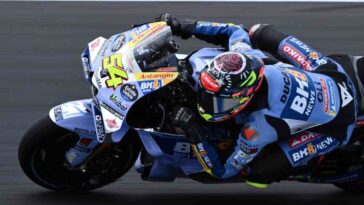 Fermin Aldeguer in sella alla Ducati del team Gresini