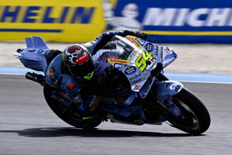 Fermin Aldeguer sulla Ducati del Team Gresini