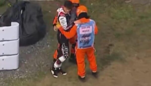 Oliver Bearman soccorso dopo l'incidente