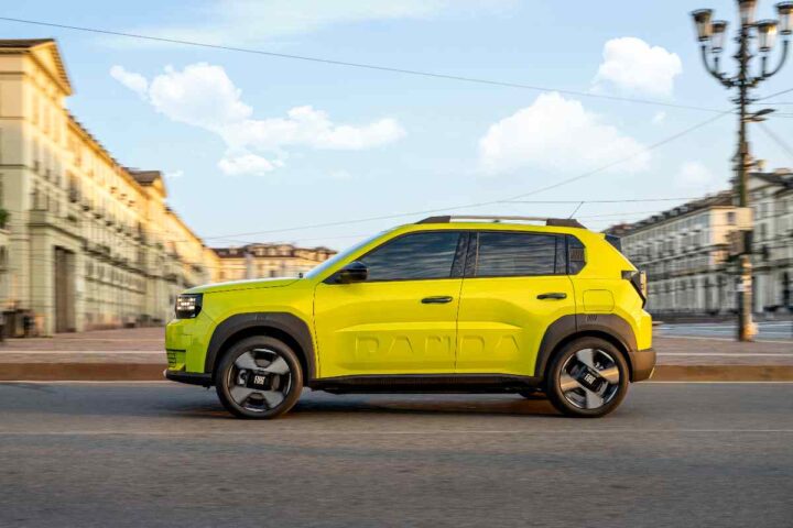 Grande Panda Fiat gialla