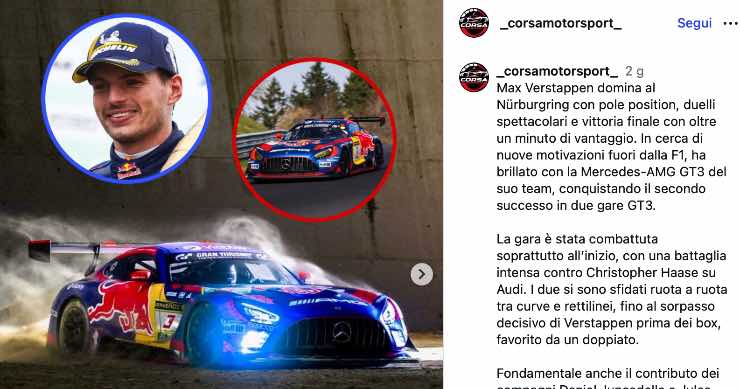 max verstappen novità f1 Nurburgring