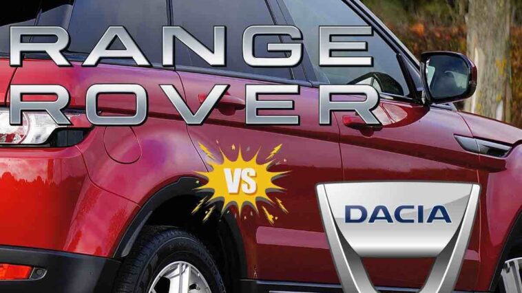 Range Rover velar novità Dacia