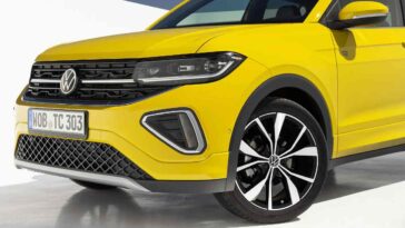 il frontale della Volkswagen T-Cross