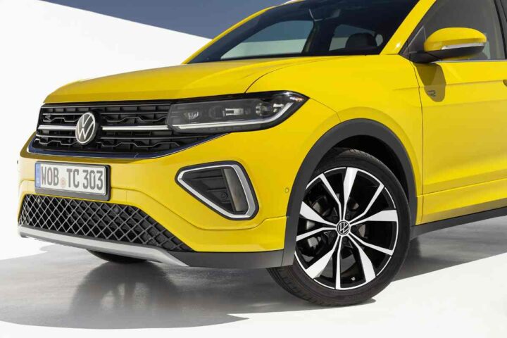 il frontale della Volkswagen T-Cross