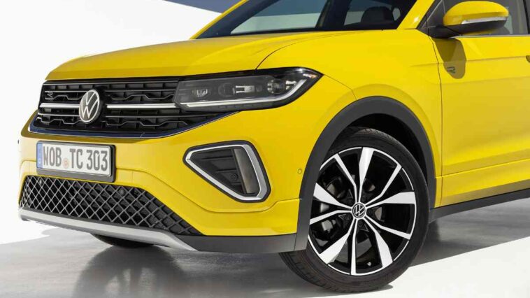 il frontale della Volkswagen T-Cross