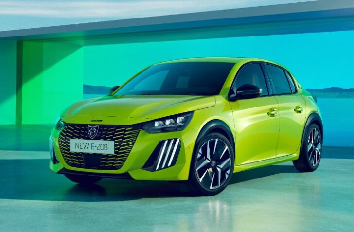 Peugeot 208 in primo piano 