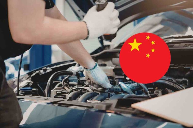 aereo motore cina