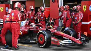 pit stop della Ferrari