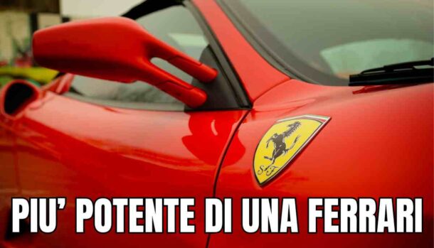 auto più potente di una ferrari