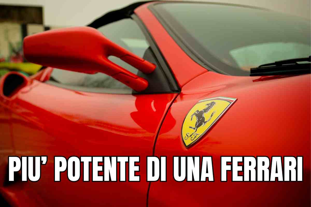 auto più potente di una ferrari